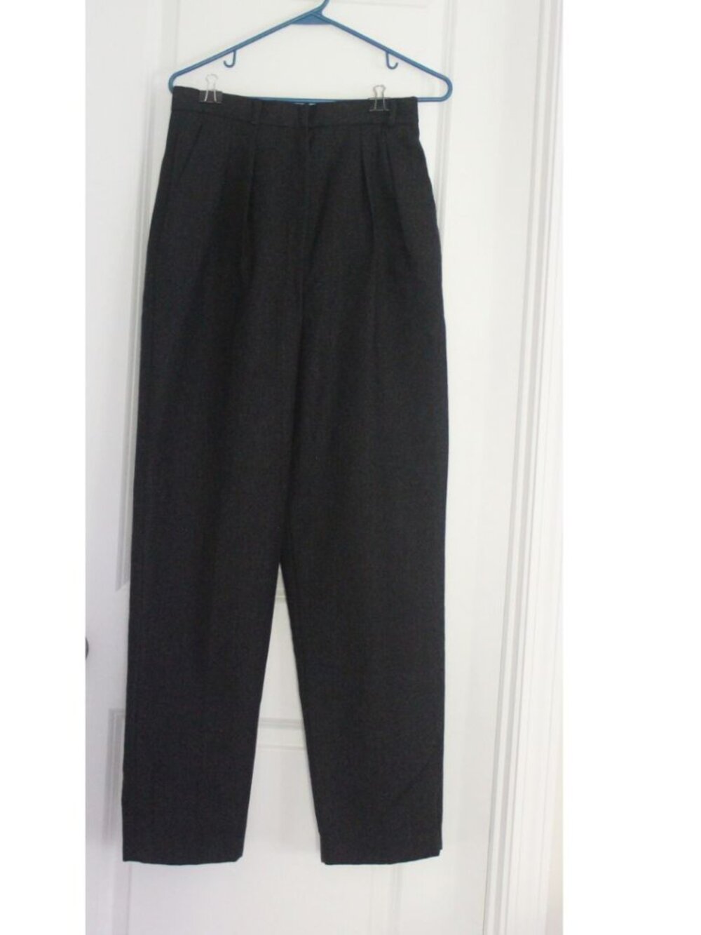 Vintage Women's Wool High Waist Pleated Trousers Sz 10 Made in USA